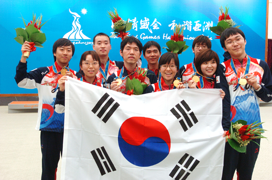 ‘광저우 아시안게임 석권’ 1위 장식 