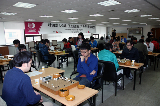 ▲전기대회 통합예선 결승 전경. 예선에서는 한국과 중국이 나란히 8장의 본선 티켓을 획득했다